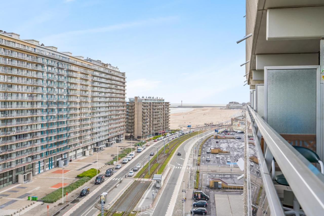 Luxueuze Vakantiestudio Met Zeezicht En Terras In Oostende Exteriér fotografie