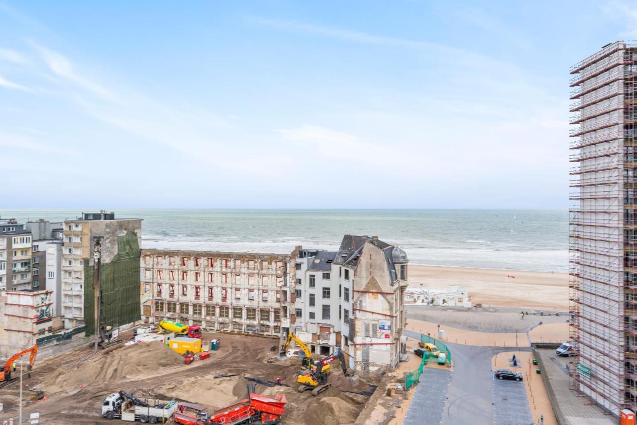 Luxueuze Vakantiestudio Met Zeezicht En Terras In Oostende Exteriér fotografie
