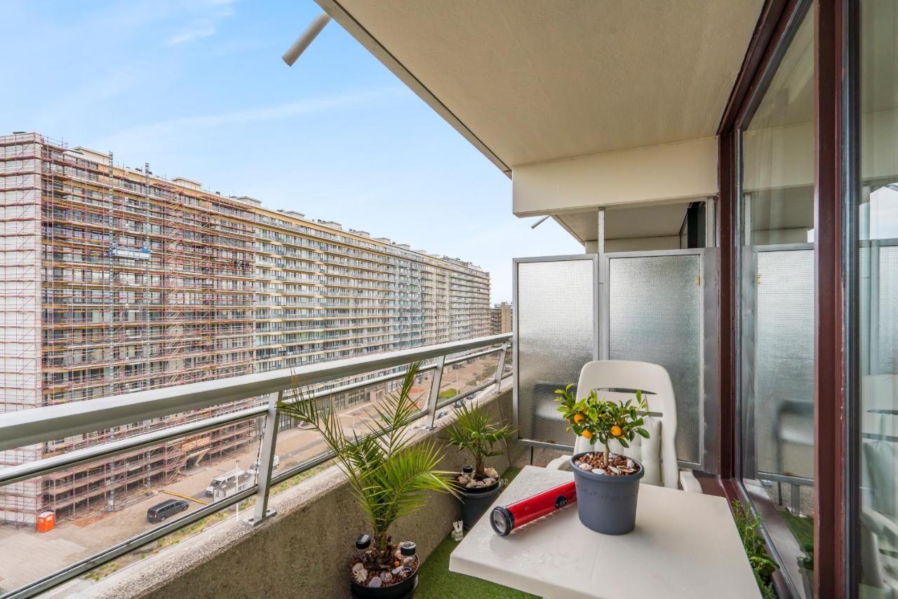 Luxueuze Vakantiestudio Met Zeezicht En Terras In Oostende Exteriér fotografie