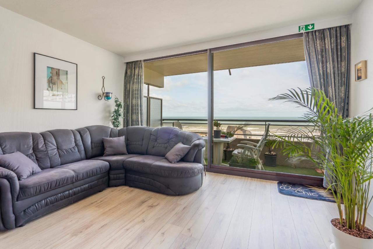 Luxueuze Vakantiestudio Met Zeezicht En Terras In Oostende Exteriér fotografie